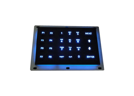 Black Industrial Numeric Keypad With 6x4 Matrix Keys and Customized Button Layout