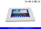 White Metal Secure Ipad Kiosk Enclosure For The Galaxy Tab 10.1 Inch