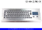 Rugged Stainless Steel Industrial Desktop Keyboard PS/2 Or USB Interface With 65 Keys