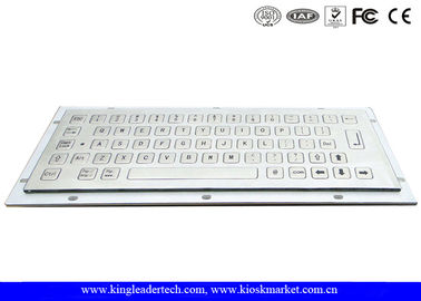 Short Travel Keys Kiosk Stainless Steel Panel Mount Keyboard Rugged IP65 Rated
