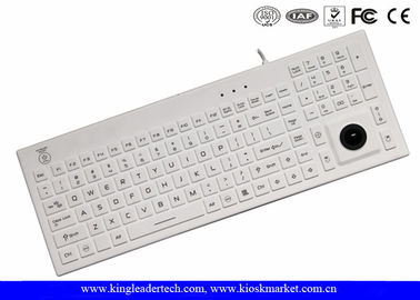 কেনা হোয়াইট একটি IP68 সুপার পাতলা ইউএসবি সিলিকন কীবোর্ড অন / অফ সুইচ online manufacture