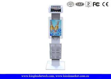 কেনা Freestanding আইপ্যাড মিনি স্ট্যান্ড সিকিউর আইপ্যাড কিয়স্ক lockable, লোগো প্যানেল এবং লিফলেট রাক online manufacture