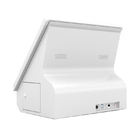 Elegant,stylish and space-saving desktop kiosk with durable steel enclosure,vandal-proof IR touchscreen and TFT LCD
