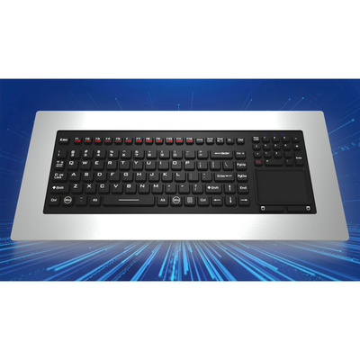 কেনা IP65 Panelmount Stainless Steel Metal Silicone Industrial Medical Keyboard With Touchpad online manufacture