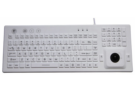 কেনা IEC 60512-4 106 কী ট্র্যাকবল সহ ওয়াটারপ্রুফ মেকানিক্যাল কীবোর্ড 100mA PS2 online manufacture