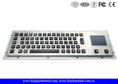 কেনা 65 Backlight কী এবং ইন্টিগ্রেটেড টাচপ্যাড প্যানেল মাউন্ট দীপ্ত মেটাল কীবোর্ড online manufacture