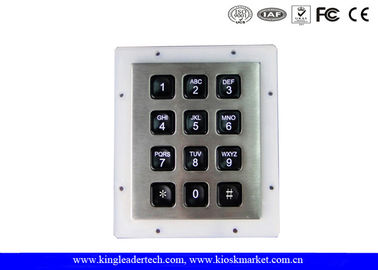 কেনা নিম্ন-লিট পরিবেশ জন্য অসমতল IP65 জলরোধী ব্যাকলিট মেটাল সাংখ্যিক কীপ্যাড 3X4 ম্যাট্রিক্স online manufacture
