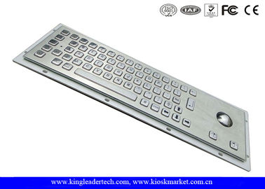 কেনা Ruggedized প্যানেল মাউন্ট মেটাল কীবোর্ড ট্র্যাকবল / স্টেইনলেস স্টীল কীবোর্ড সঙ্গে online manufacture