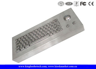 কেনা 63 কী-সমুহ শিল্পকৌশল dustproof কীবোর্ড ডেস্কটপ 304 স্টেইনলেস স্টীল ট্র্যাকবল সঙ্গে online manufacture