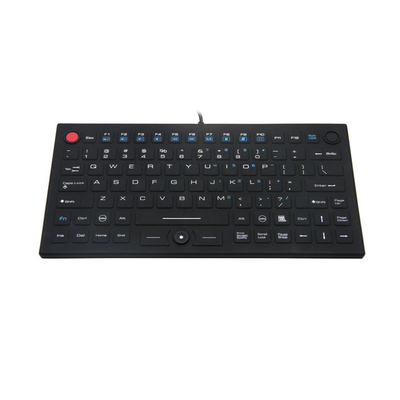 Compact Design Washable Cleanable Antivirus Disinfectable Medical Keyboard with 12 Function Keys and FSR Mouse