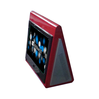 Rugged Small Foot-print Desktop Kiosk Made of Cold-rolled Steel and with Vandal Proof IR Touchscreen