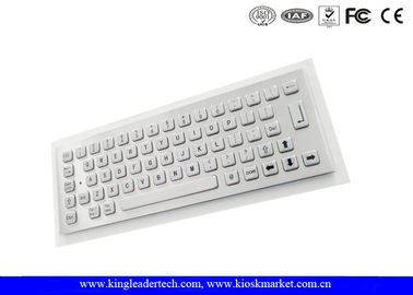64 Full Travel Keys IP65 Rated Panel Mount Keyboard For Industrial Kiosk Applications