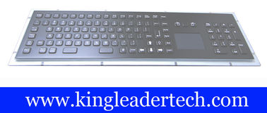 IP65 Rated Black Metal Keyboard With Touch Pad,Function Keys And Number Keypad