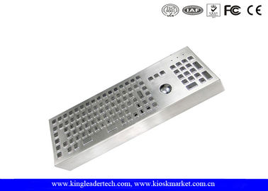 Machine Industrial Keyboard With Trackball Desktop IP68 EMC USB
