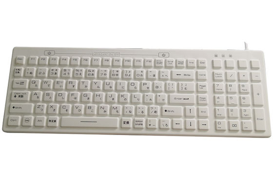 106 Keys Waterproof Medical Keyboard USB PS2 With Full Number Function Keys